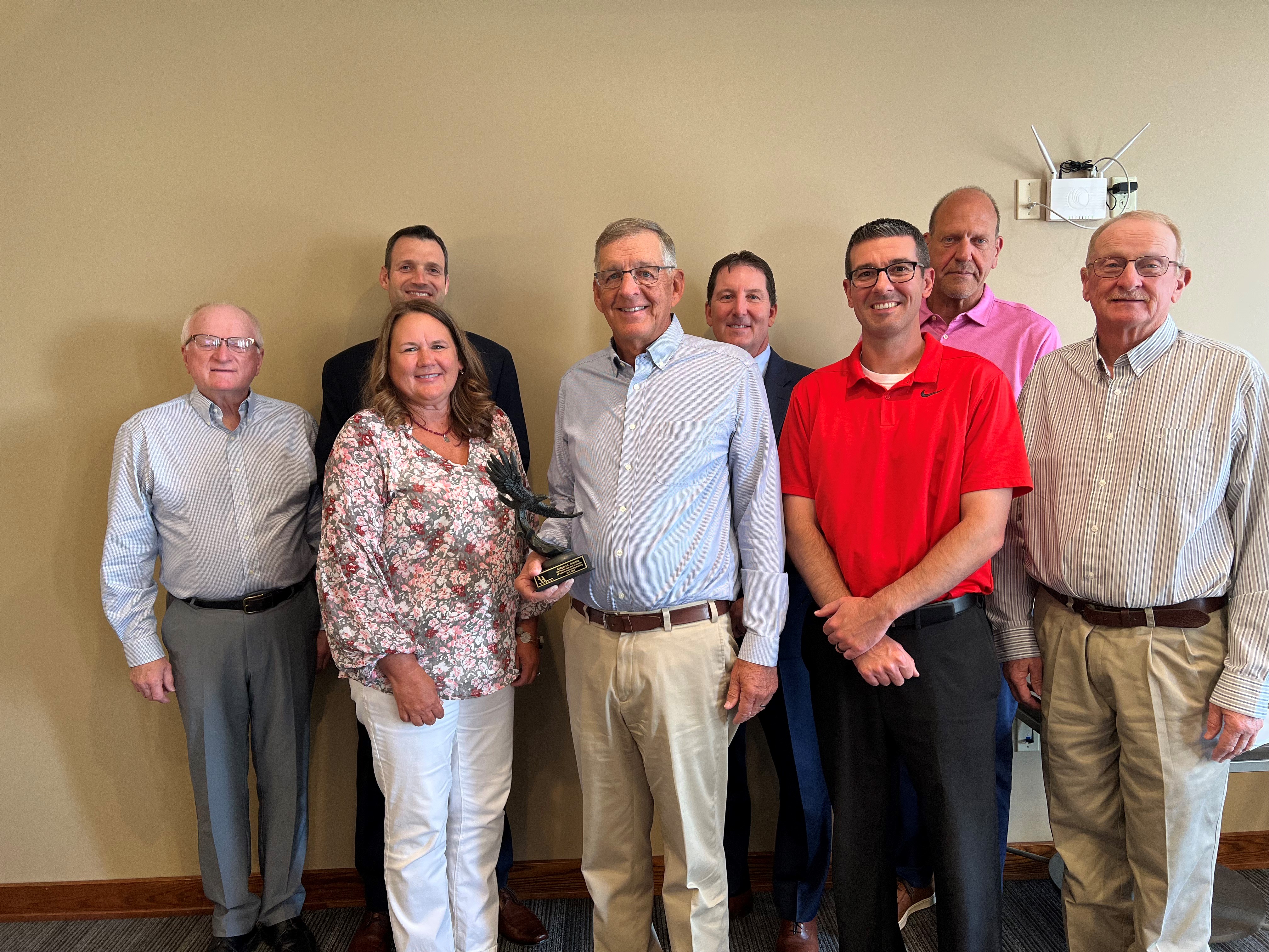 Peoples State Bank Board Members 50th anniversary award